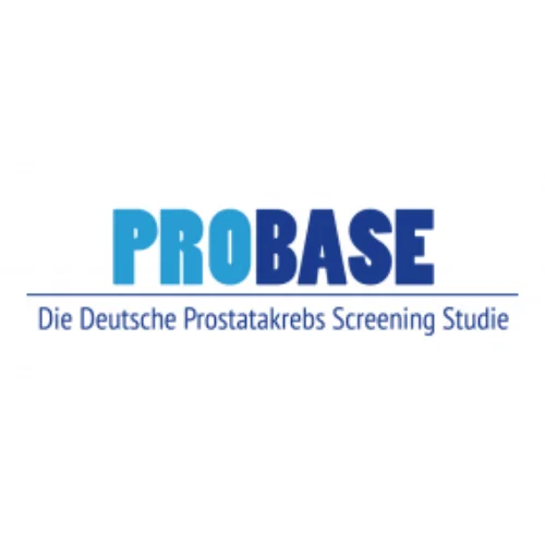 Logo mit Schriftzug „PROBASE – Die Deutsche Prostatakrebs Screening Studie“